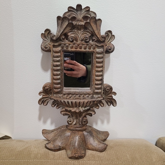 Other Vintage Brown Standing Mirror Vanity Table Mirror Poshmark